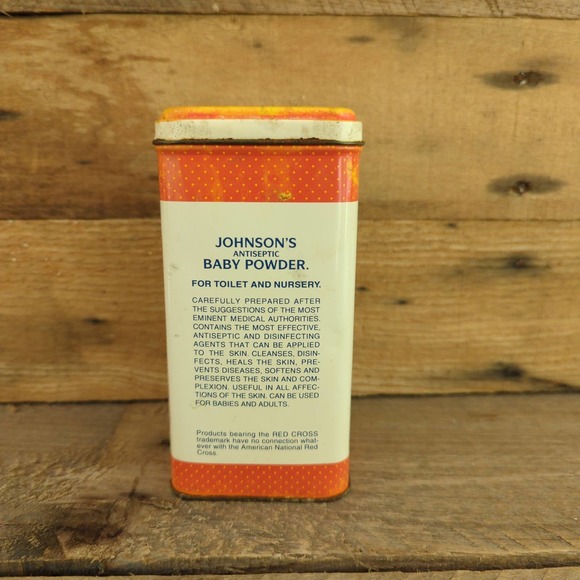 Vintage 1986  Johnson's Antiseptic Baby Powder 100th Anniversary Collectable Tin - Picture 4 of 8